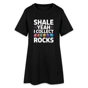Collecte de roches Rockhound Rock Collector Géologie - Robe T-shirt Femme - noir - Devant