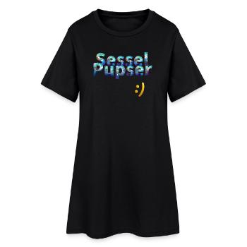 Fauteuil pet - Robe T-shirt Femme - noir - Devant