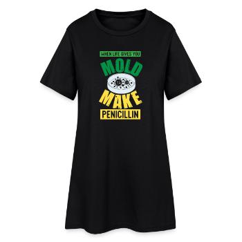Biology Teacher Biologist Microbiology Biologist - Women’s T-Shirt Dress - black - Front