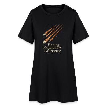 Météorite Collectionneur Étoile Déchue Cosmique - Robe T-shirt Femme - noir - Devant
