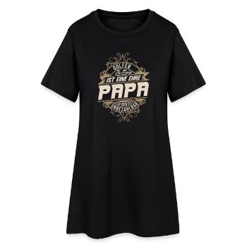 papa golfeur - Robe T-shirt Femme - noir - Devant