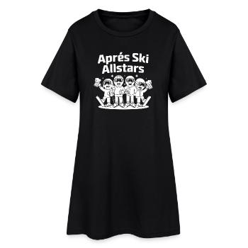 Après-ski Allstars Skiteam Hüttengaudi - Robe T-shirt Femme - noir - Devant