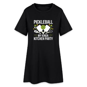 Pickleball My Kinda Kitchen Party - Robe T-shirt Femme - noir - Devant