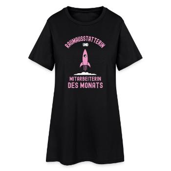 Meilleur employé décorateur d’intérieur du mois - Robe T-shirt Femme - noir - Devant