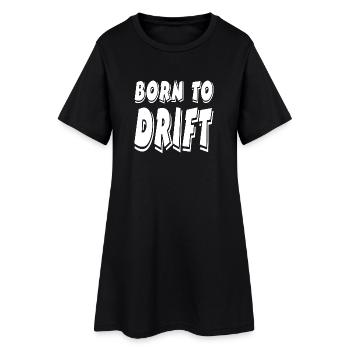 Voiture - Robe T-shirt Femme - noir - Devant