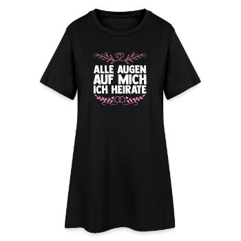 Bachelor Party Team Bride Hen Party - Women’s T-Shirt Dress - black - Front