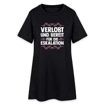 Bachelor Party Team Bride Hen Party - Women’s T-Shirt Dress - black - Front