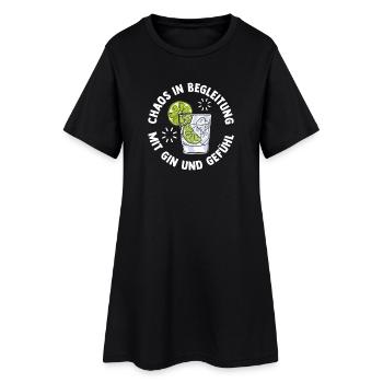 Enterrement de vie de garçon Équipe Mariée Enterrement de vie de jeune fille - Robe T-shirt Femme - noir - Devant