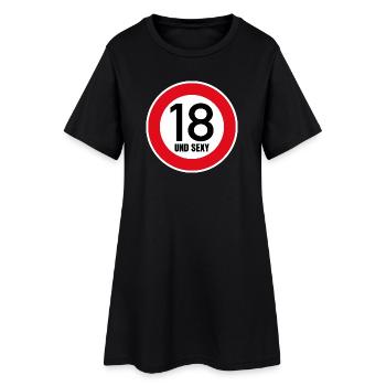 18ème anniversaire Sexy Shield Tempo 18 et Sexy 18 - Robe T-shirt Femme - noir - Devant