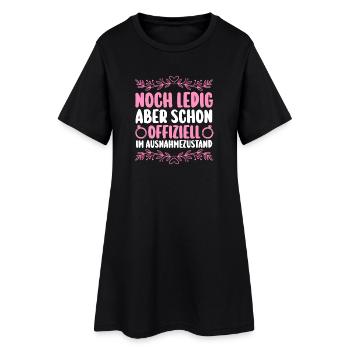 Bachelor Party Team Bride Hen Party - Women’s T-Shirt Dress - black - Front