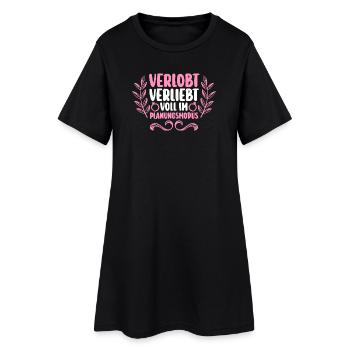 Enterrement de vie de garçon Équipe Mariée Enterrement de vie de jeune fille - Robe T-shirt Femme - noir - Devant