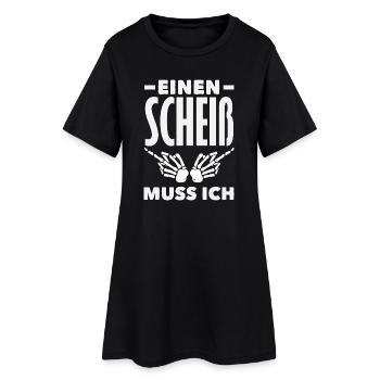 N merde je dois – majeur - Robe T-shirt Femme - noir - Devant