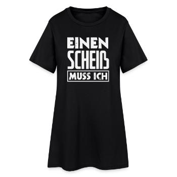 N merde je dois – majeur - Robe T-shirt Femme - noir - Devant
