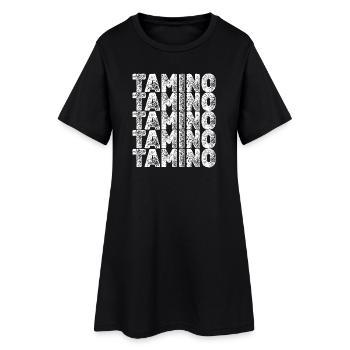 Tamino - Robe T-shirt Femme - noir - Devant