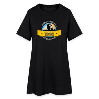 33. Anniversaire Qui fait vibrer la foule depuis 10/1992 - Robe T-shirt Femme - noir - Devant