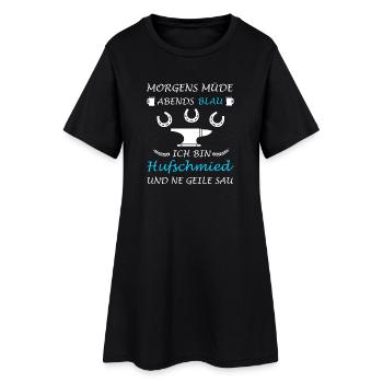 Farrier Horse Blacksmith Blacksmith Lustig - Women’s T-Shirt Dress - black - Front