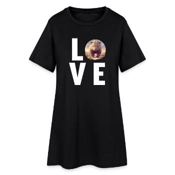 Wombats Wombat - Robe T-shirt Femme - noir - Devant