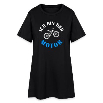 JE SUIS LE MOTEUR Gravel Bike Gravek Bike Rider - Robe T-shirt Femme - noir - Devant
