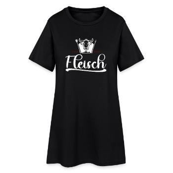 Logo du gril à tête de taureau de viande 2023 - Robe T-shirt Femme - noir - Devant