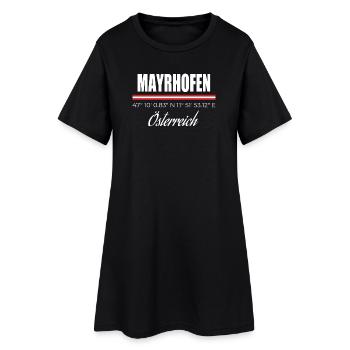 Mayrhofen - Robe T-shirt Femme - noir - Devant