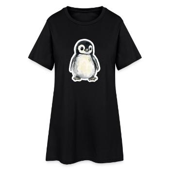 Penguin - Women’s T-Shirt Dress - black - Front