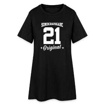 21 Birthday - Women’s T-Shirt Dress - black - Front