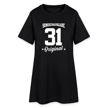 31 Anniversaire - Robe T-shirt Femme - noir - Devant