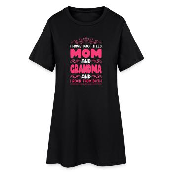 Meilleur cadeau de maman au monde : Noël - Robe T-shirt Femme - noir - Devant