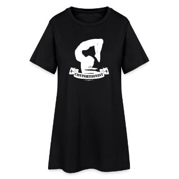 Quote for a contortionist - Women’s T-Shirt Dress - black - Front