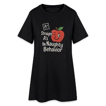 Professeur sale Humour coquin Nsfw impoli - Robe T-shirt Femme - noir - Devant