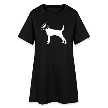 SOUS-WOOF WOOF - Robe T-shirt Femme - noir - Devant