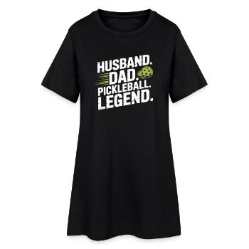 T-shirt légende du pickleball pour papa et mari - Robe T-shirt Femme - noir - Devant