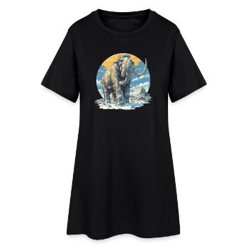Mammouths Mammouth - Robe T-shirt Femme - noir - Devant