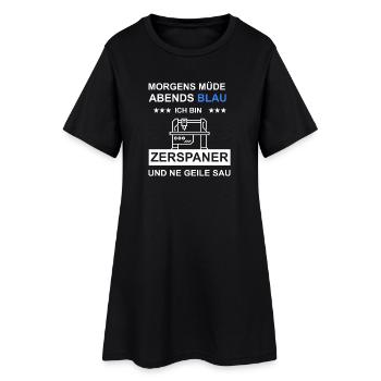 Machinistes Opérateurs de machines de découpe Tour CNC Métaux - Robe T-shirt Femme - noir - Devant