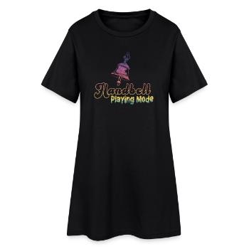 Chorale Instrument de musique Cloche à main Chorale - Robe T-shirt Femme - noir - Devant