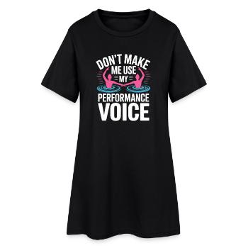 Natation synchronisée Natation artistique Sports nautiques - Robe T-shirt Femme - noir - Devant