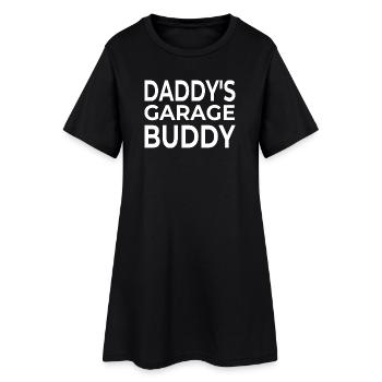 Garage - Robe T-shirt Femme - noir - Devant