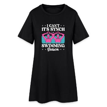 Natation synchronisée Natation artistique Sports nautiques - Robe T-shirt Femme - noir - Devant