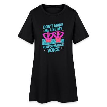 Natation synchronisée Natation artistique Sports nautiques - Robe T-shirt Femme - noir - Devant