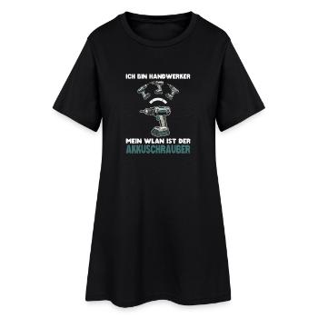 Handyman WLAN Cordless Screwdriver - Women’s T-Shirt Dress - black - Front
