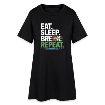 Play Billiards Pool Snooker Billiards Players - Women’s T-Shirt Dress - black - Front