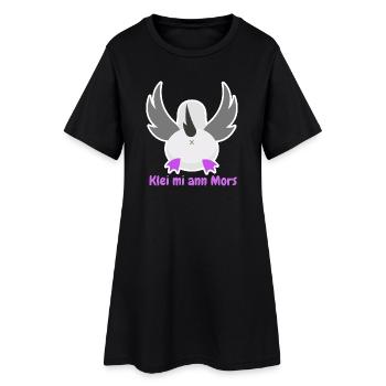 « Klei mi ann Mors » Humour nord-allemand - Robe T-shirt Femme - noir - Devant