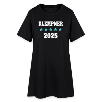 Examen de formation plombier 2025 Maître Apprenti - Robe T-shirt Femme - noir - Devant