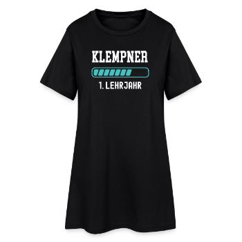 Formation plombier 1 année d’apprentissage 1ère année de formation - Robe T-shirt Femme - noir - Devant