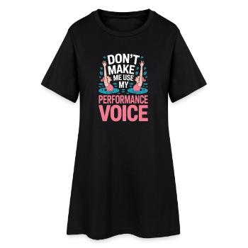 Natation synchronisée Natation artistique Sports nautiques - Robe T-shirt Femme - noir - Devant