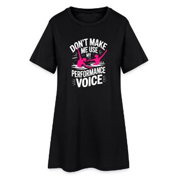 Natation synchronisée Natation artistique Sports nautiques - Robe T-shirt Femme - noir - Devant