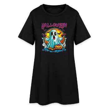 Halloween - Robe T-shirt Femme - noir - Devant