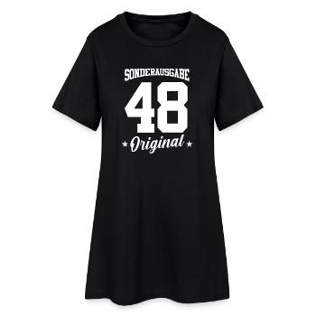 48 Geburtstag - Frauen T-Shirt-Kleid - Schwarz - Vorne