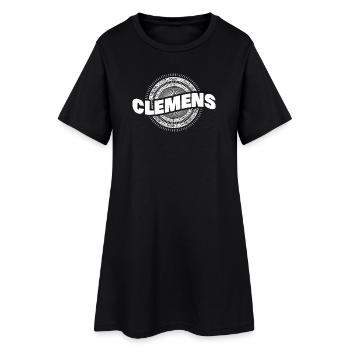 Clemens as a gift idea - Women’s T-Shirt Dress - black - Front