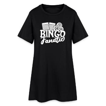 Joueur de bingo fanatique bingo - Robe T-shirt Femme - noir - Devant